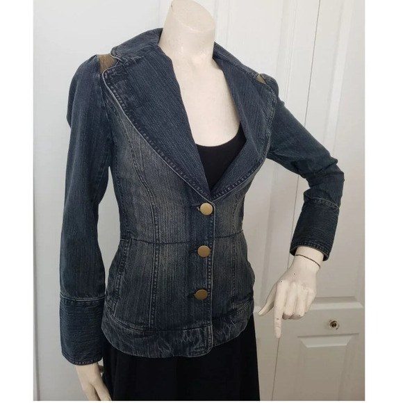 BNWT Tailored Fitted Tristan  & Iseut Jean Blazer - Picture 14 of 16